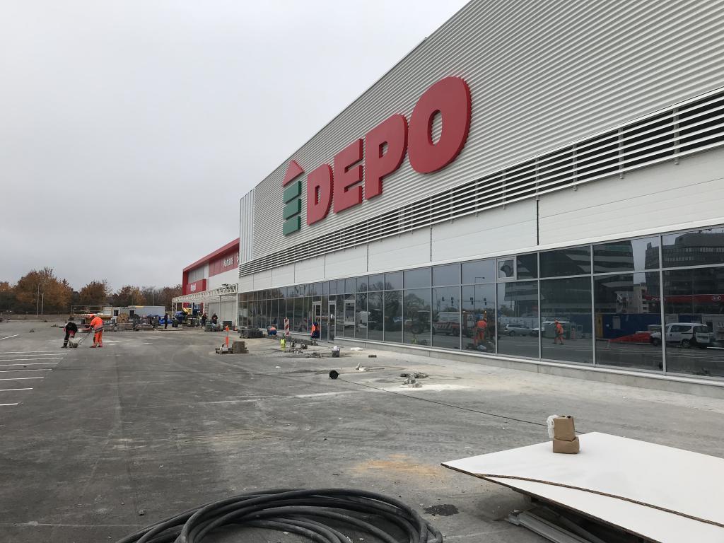 „DEPO“ parduotuvės patalpų įrengimas Vilniuje – prekyba darbai, UAB LINKODAS