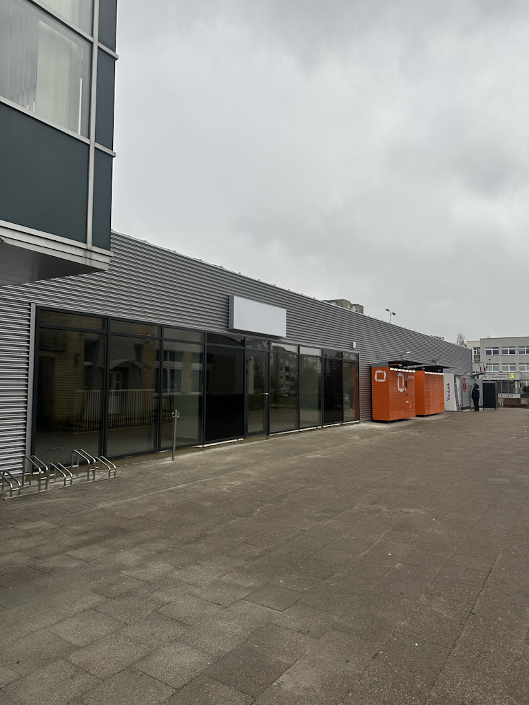 Fasado apdailos darbai, prekybinės paskirties pastatas S. Stanevičiaus g. 23, Vilniuje – fasadai darbai, UAB LINKODAS (3 nuotrauka)