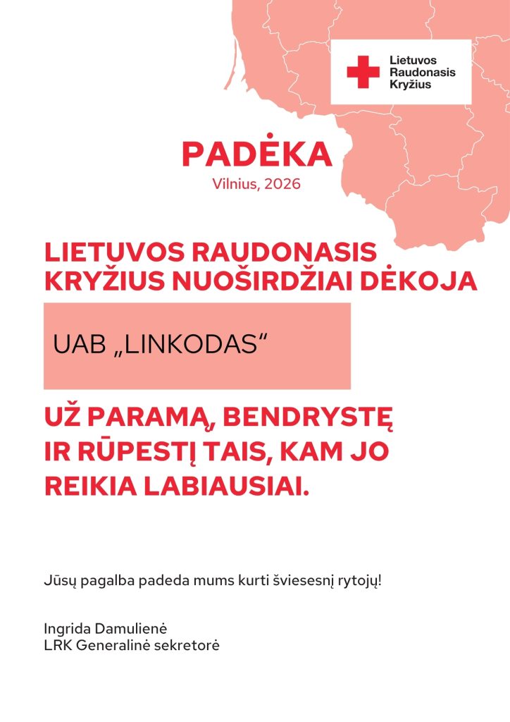 padėkos raštas