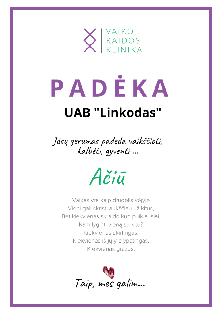 padėka